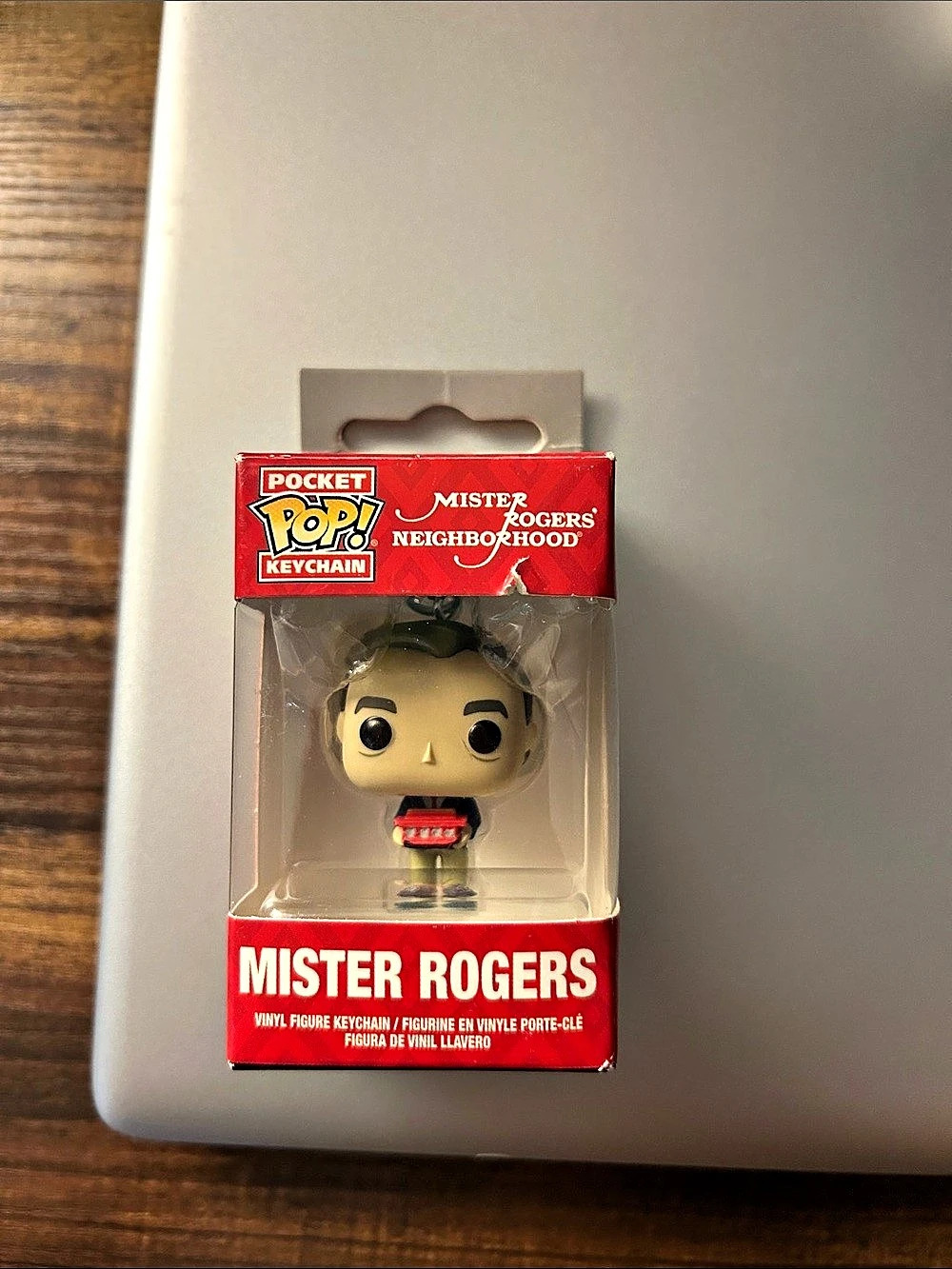 Funko Mister Rogers Pocket Pop! Keychain Vinyl Keychain NIB Red
